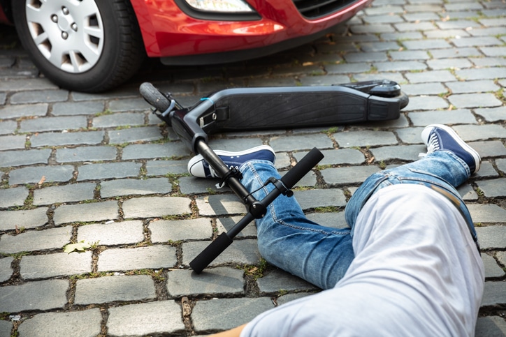 E-Scooter Hit By Car Lawyer